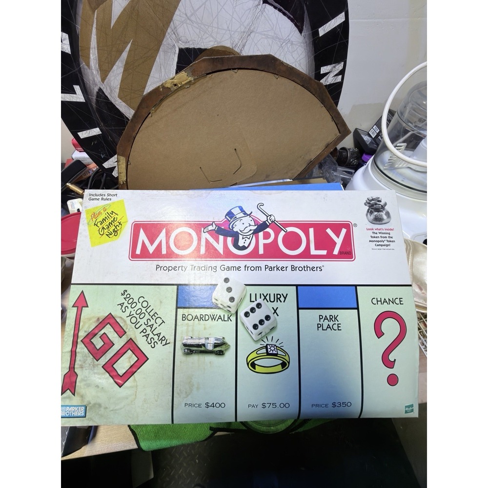 MONOPOLY 1999 Board Game Parker Brothers Sealed Brand‎ New CIB No. 0009 Vintage